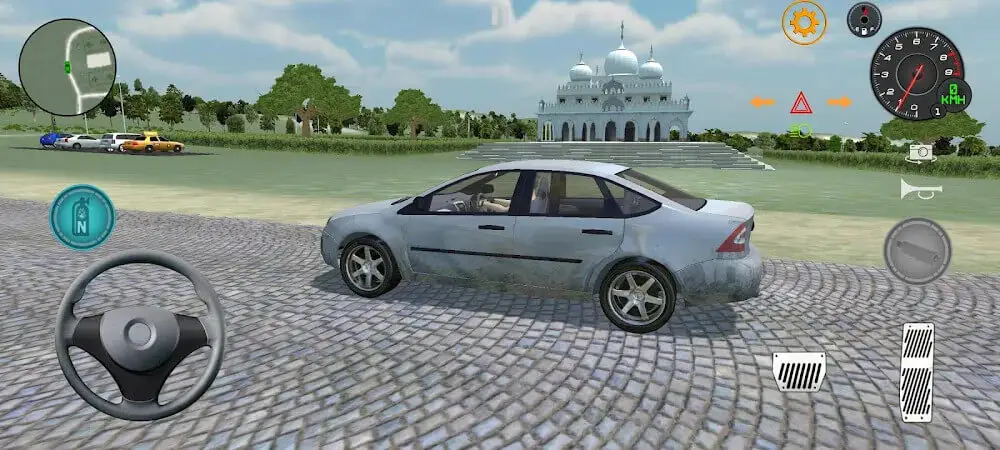 Screenshot of the Real Indian Cars Simulator 3D game