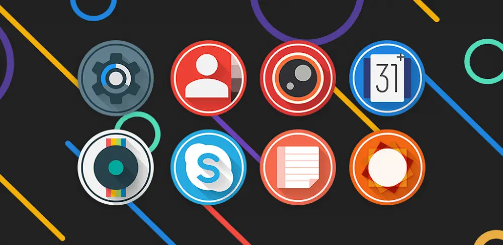 Screenshot of the Redox - Icon Pack game