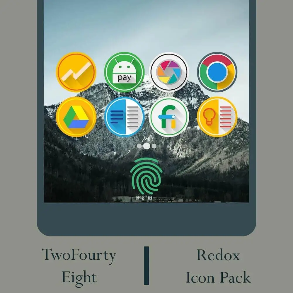 Screenshot of the Redox - Icon Pack game
