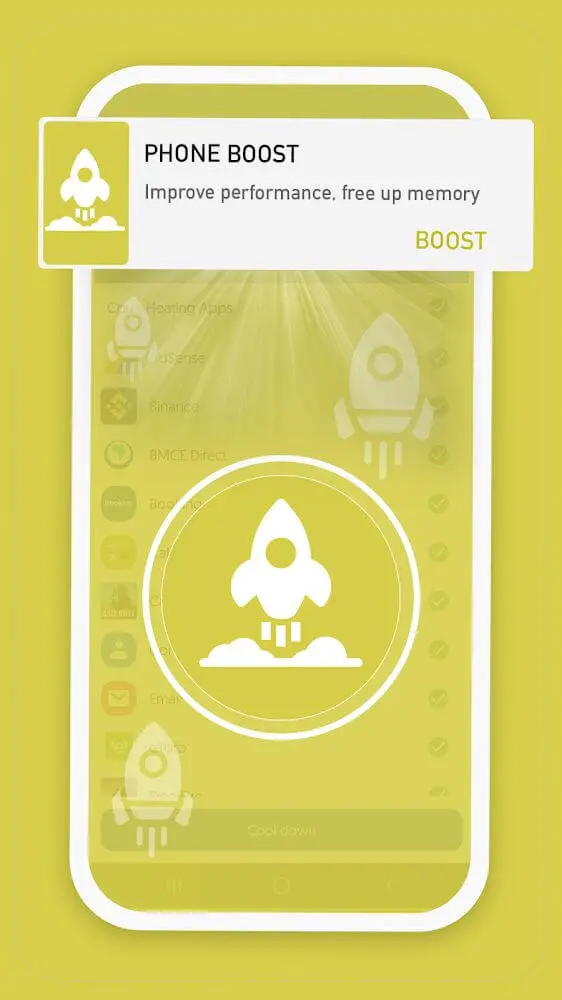 Screenshot of the Repair System for Android app