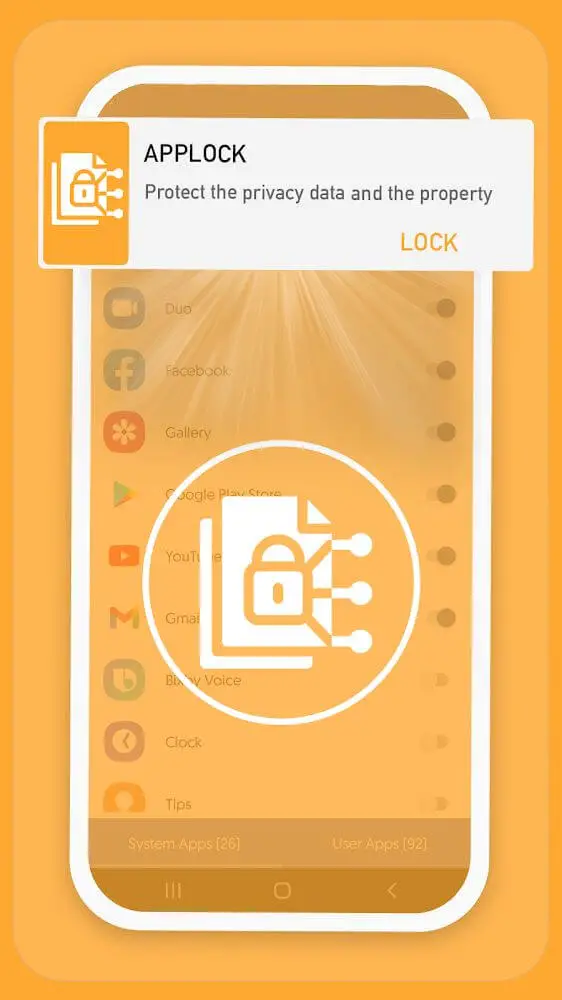 Screenshot of the Repair System for Android app
