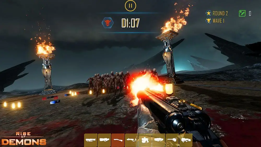 Screenshot of the Rise Of Demons game