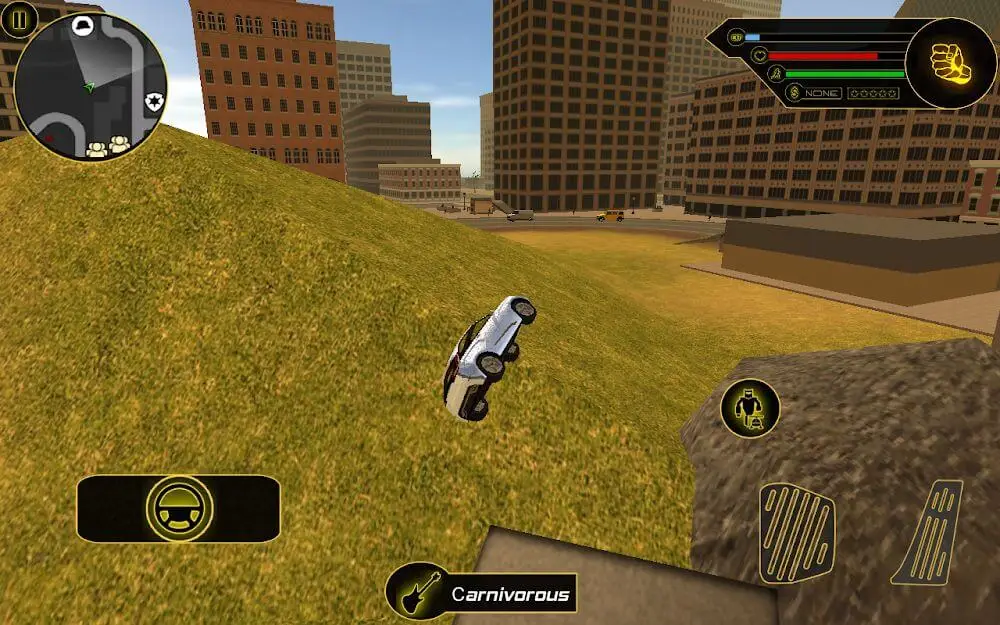 Screenshot of the Robot Car game