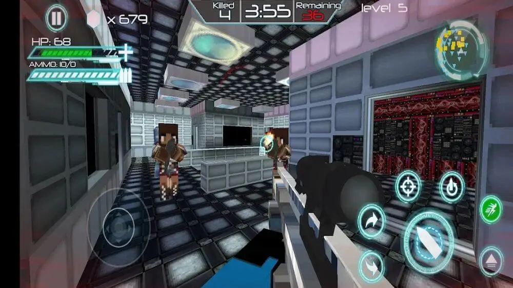 Screenshot of the Robot Ninja Battle Royale game