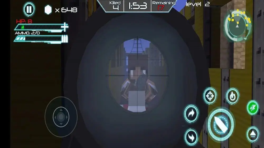 Screenshot of the Robot Ninja Battle Royale game