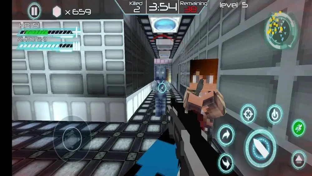 Screenshot of the Robot Ninja Battle Royale game