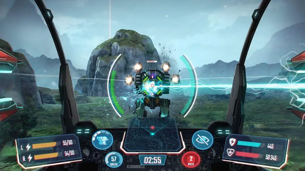 Screenshot of the Robot Warfare: PvP Mech Battle game