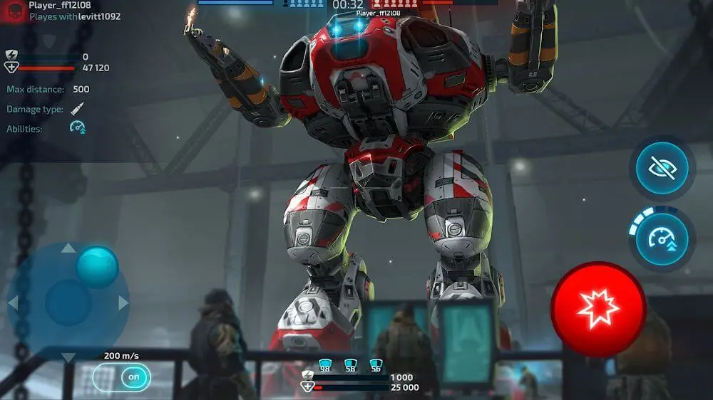 Screenshot of the Robot Warfare: PvP Mech Battle game