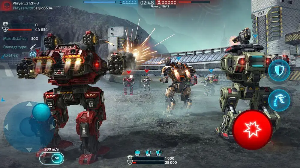Screenshot of the Robot Warfare: PvP Mech Battle game
