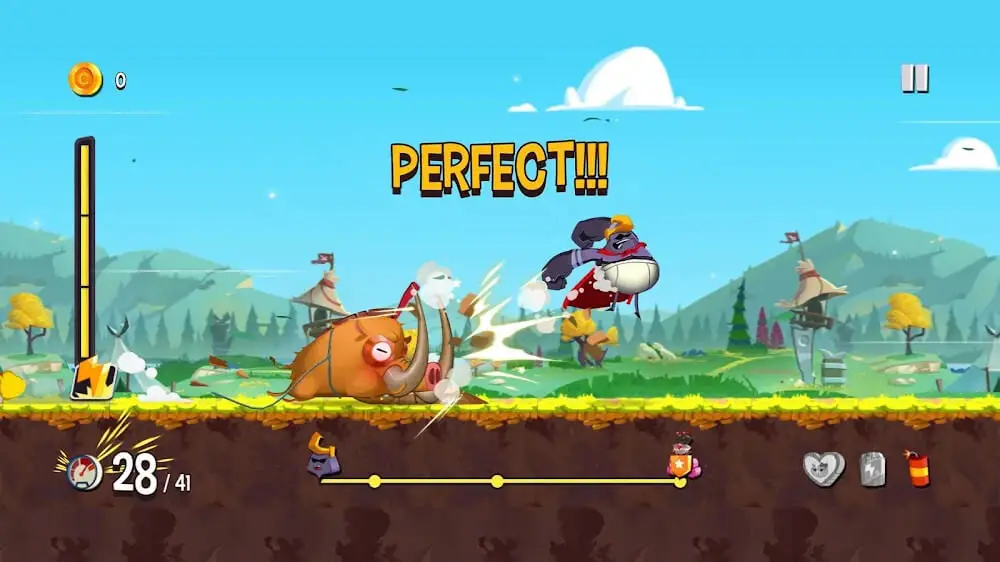 Screenshot of the Rocky Rampage: Wreck 'em Up game