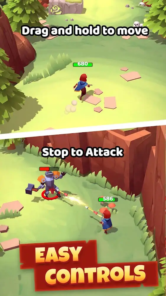Screenshot of the Rogue Land app
