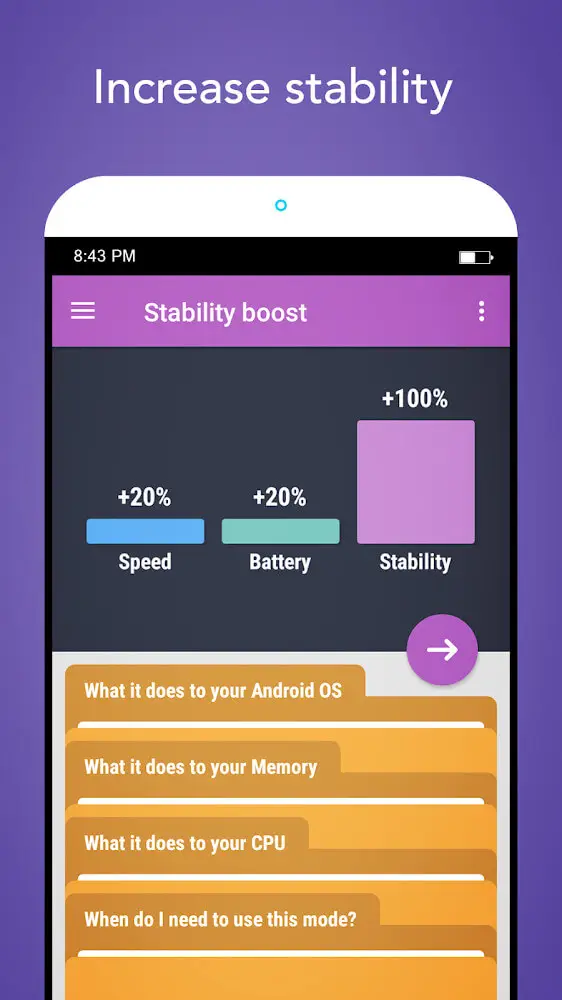 Screenshot of the Root Booster game