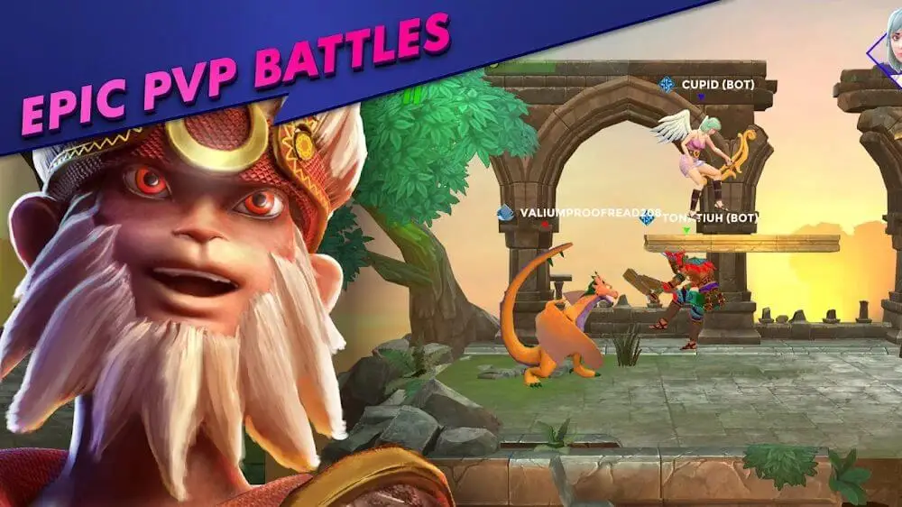 Screenshot of the Rumble Arena game