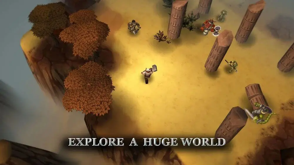 Screenshot of the Runic Rampage game