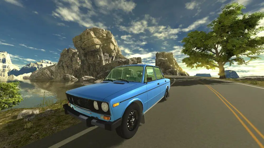 Screenshot of the Russian Car Lada 3D game