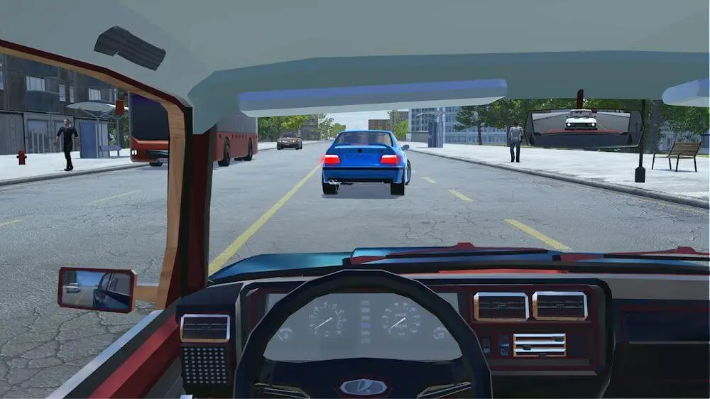 Screenshot of the Russian Car Lada 3D game