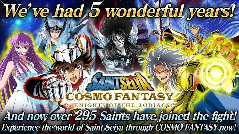 Screenshot of the SAINT SEIYA COSMO FANTASY game