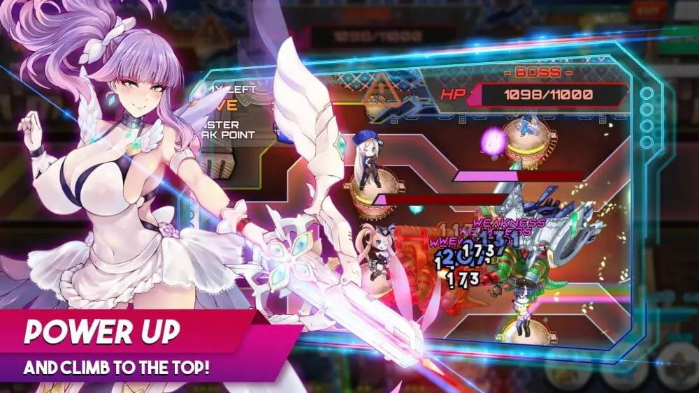 Screenshot of the SF Girls game