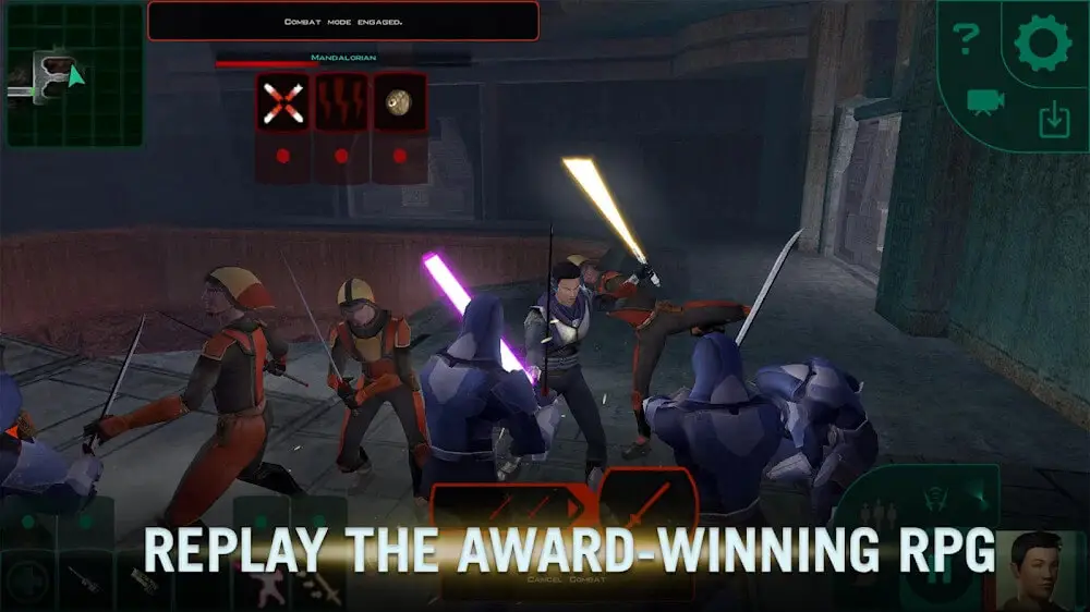 Screenshot of the STAR WARS: KOTOR II game