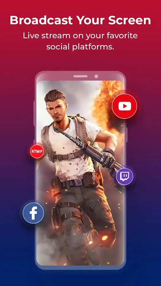 Screenshot of the Screen Recorder app