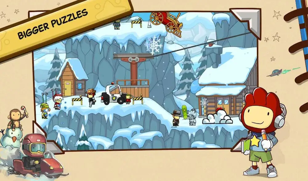 Screenshot of the Scribblenauts Unlimited game