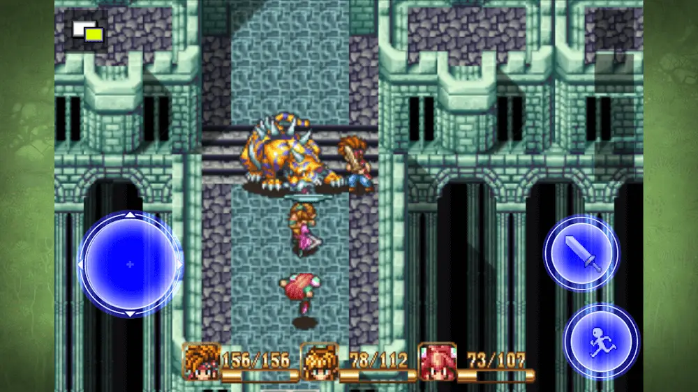 Screenshot of the Secret of Mana game