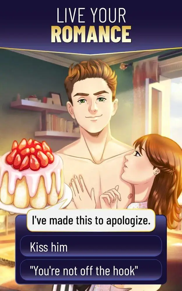 Screenshot of the Seduction Stories app