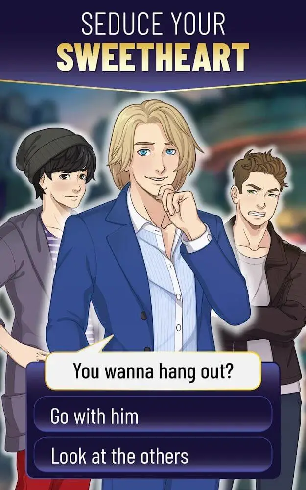 Screenshot of the Seduction Stories app