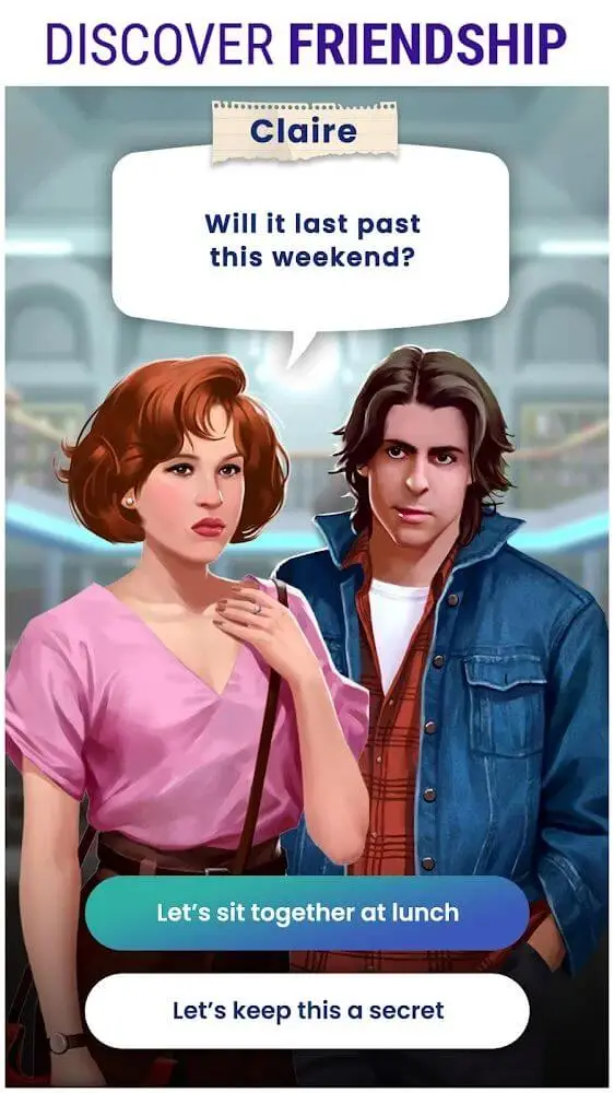 Screenshot of the Series: Your Story Universe app