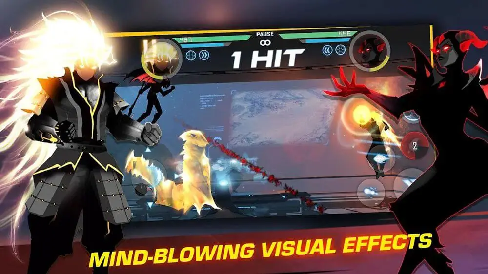 Screenshot of the Shadow Battle 2.2 game