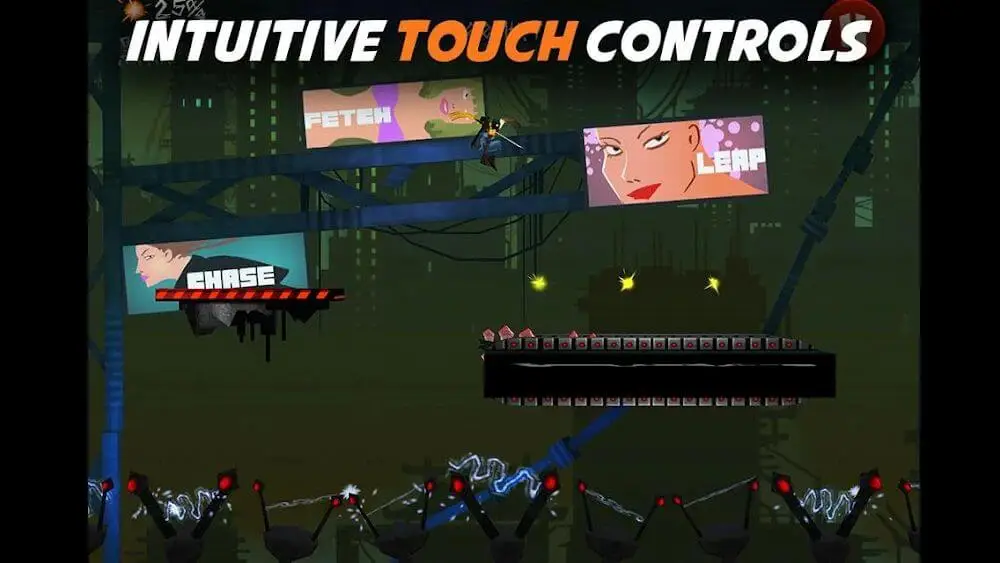 Screenshot of the Shadow Blade app