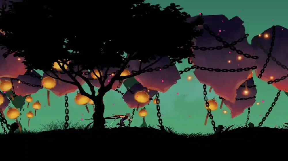 Screenshot of the Shadow Ninja 2 game