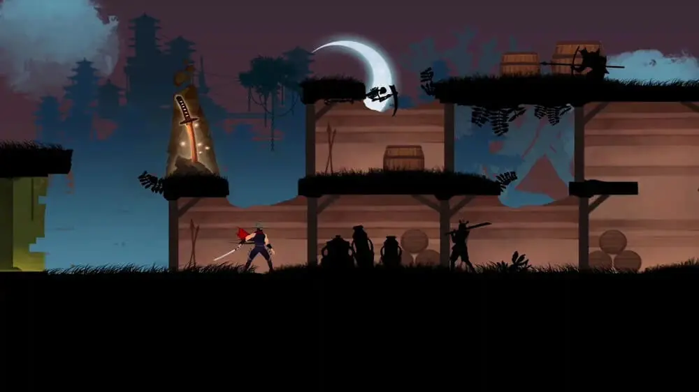 Screenshot of the Shadow Ninja 2 game