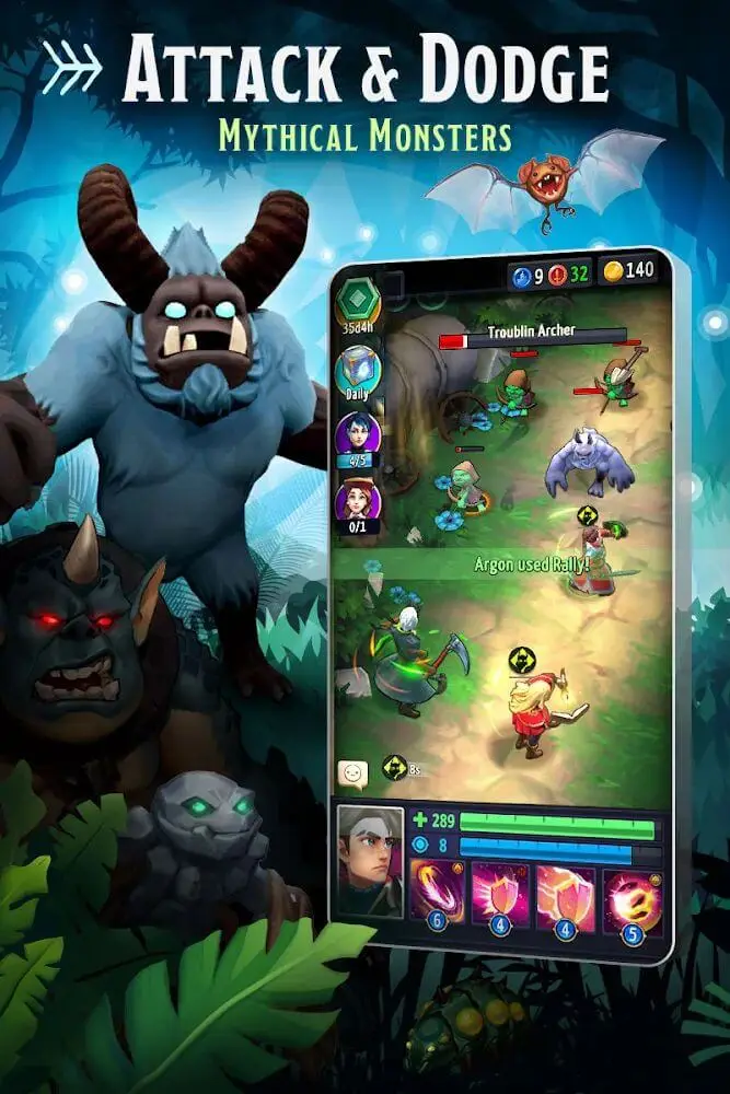Screenshot of the Shadows of Valdora app