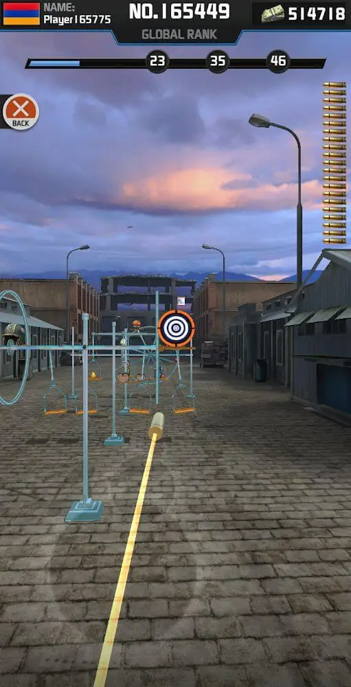 Screenshot of the Shooting Sniper: Target Range app