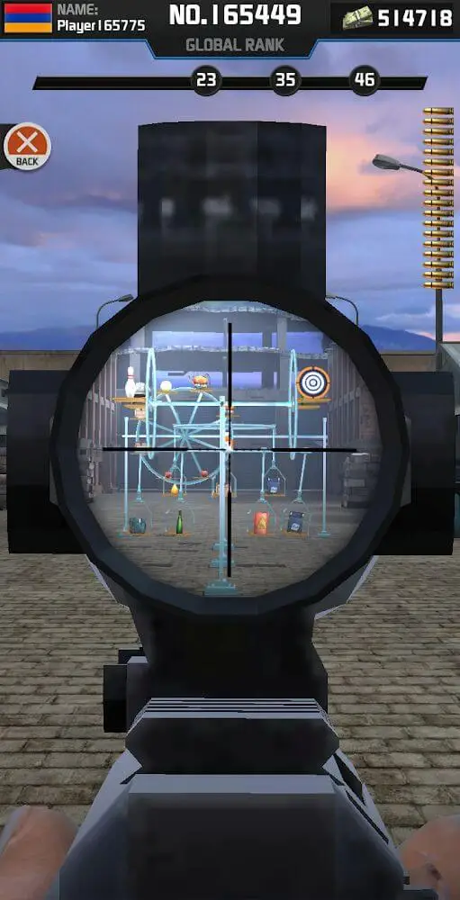 Screenshot of the Shooting Sniper: Target Range app