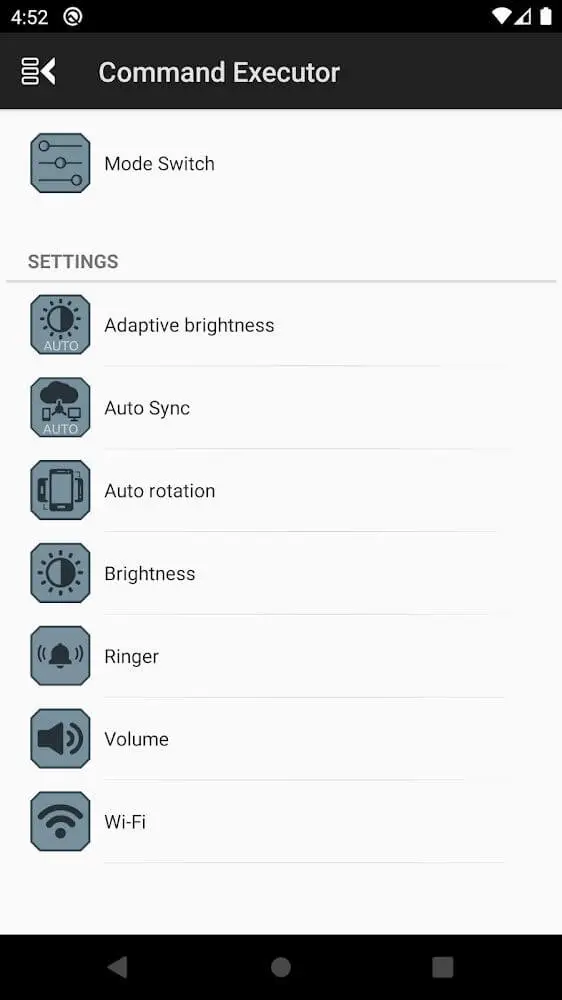 Screenshot of the Shortcut Creator app