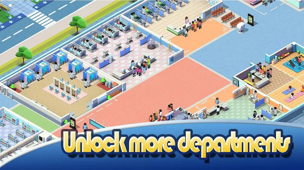 Screenshot of the Sim Hospital Buildit game