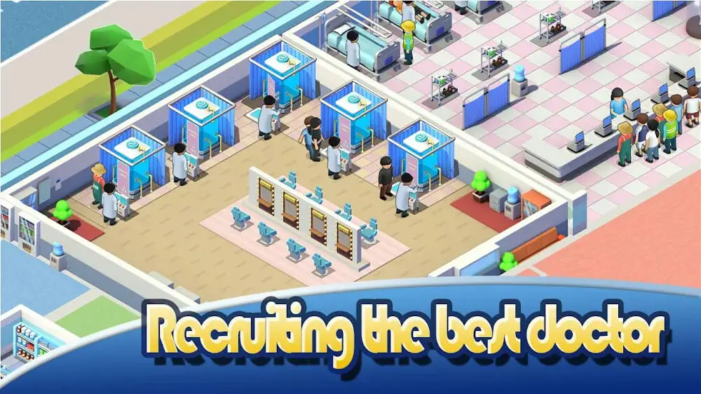 Screenshot of the Sim Hospital Buildit game
