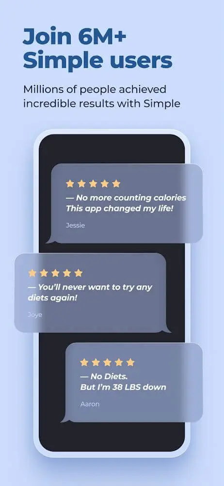 Screenshot of the Simple: Intermittent Fasting app