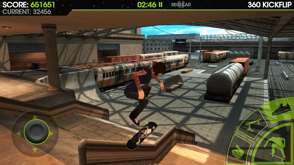 Screenshot of the Skateboard Party 2 game