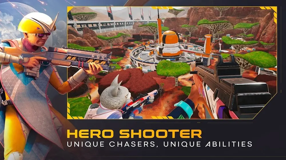 Screenshot of the Skyfall Chasers game