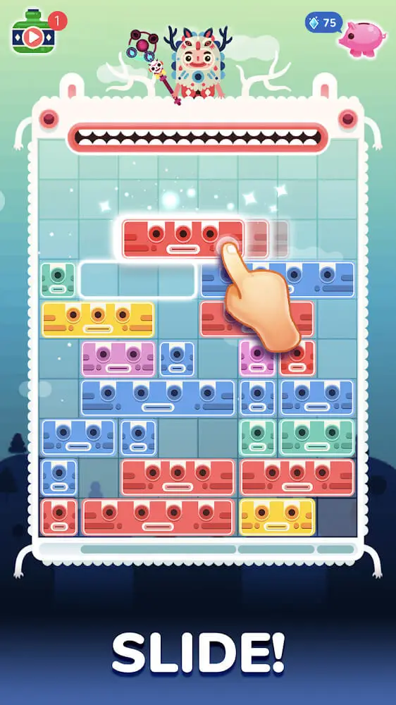 Screenshot of the Slidey: Block Puzzle game