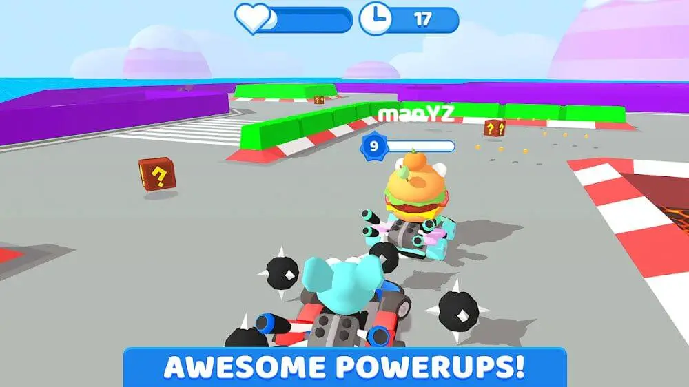 Screenshot of the SmashKarts.io game
