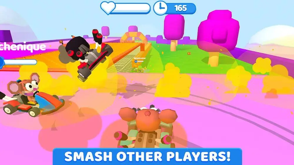 Screenshot of the SmashKarts.io game