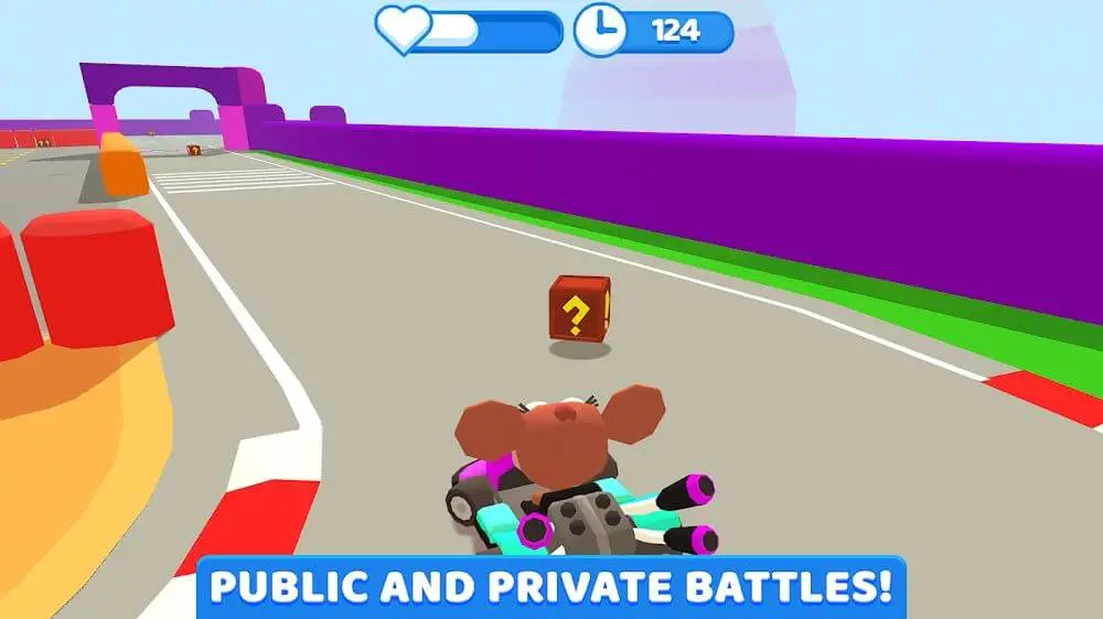 Screenshot of the SmashKarts.io game