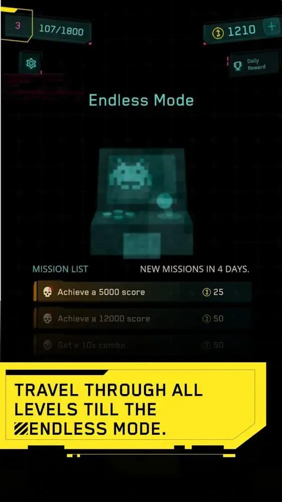 Screenshot of the Smash Blocks app