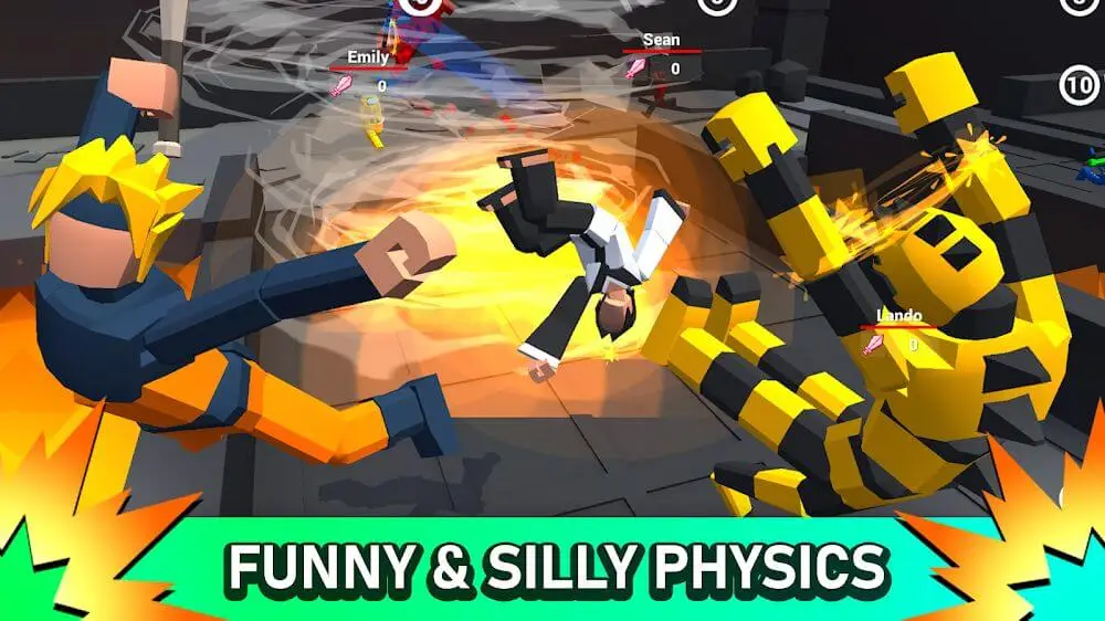 Screenshot of the Smashgrounds.io: Ragdoll Arena game