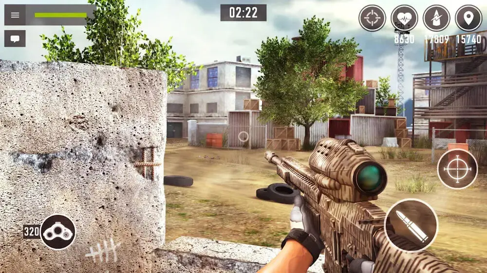 Screenshot of the Sniper Arena game