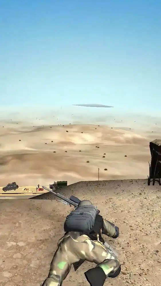 Screenshot of the Sniper Attack 3D app